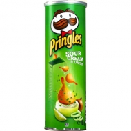 Чипсы Sour Cream & Onion Pringles 165 г