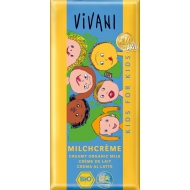 Vivani Kids шоколад молочный органический с молочным кремом 100 г