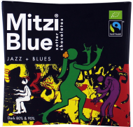 Mitzi Blue Jazz + Blues шоколад органический черний 65 г