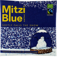 Mitzi Blue Softly Falls the Snow шоколад органический белый с кокосом 65 г