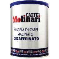 Molinari Stelle Decaffeinato кофе молотый без кофеина 250 г