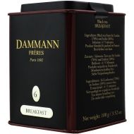 Dammann Breakfast 6 чай черный 100 г