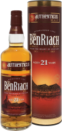 BenRiach Authenticus Peated Malt 21 Y.O. (в тубусе) 0,7 л