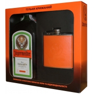 Jagermeister с флягой 1 л