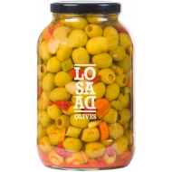Оливки сорта Gordal без косточек в маринаде Losada 100 г