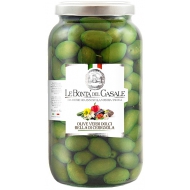 Зеленые сладкие оливки Olive verdi dolci Bella di Cerignola Le Bonta’ del Casale 3,1 л