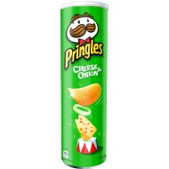 Чипсы Pringles со вкусом сыра и лука 165 г