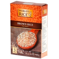 Рис натуральный Worlds Rice 400 г (5*80 г)