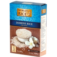 Рис Жасмин Worlds Rice 400 г (5*80 г)