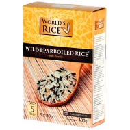 Рис Дикий+Парбоилд Worlds Rice 400 г (5*80 г)