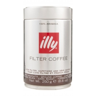 illycaffe молотый темной обжарки в декоративной банке 250 г