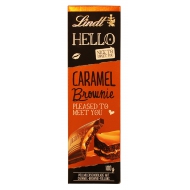 Шоколад с карамельным брауни Hello Lindt 100 г