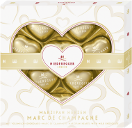 Сердца марципановые Marc de Champagne Niederegger 125 г