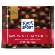 Шоколад темный Ritter Sport с цельными лесными орехами 100 г