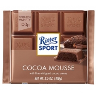 Шоколад молочный Ritter Sport с начинкой какао-мусс 100 г