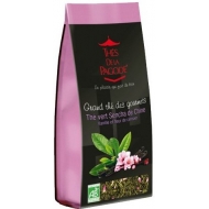 Чай зеленый Sencha ваниль и цветы вишневого дерева Thes De La Pagode 100 г