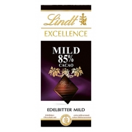 Черный шоколад Lindt Excellence 85% какао 100 г