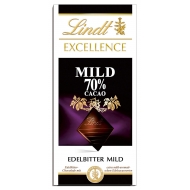 Черный шоколад Lindt Excellence 70% какао 100 г