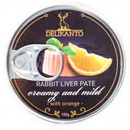 Паштет из печени кролика с апельсином Delikanto 100 г