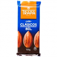 Шоколад черный 80% Trapa Clasicos 150 г