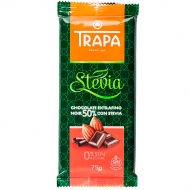 Шоколад черный 50% со стевией Trapa Stevia 75 г