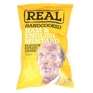 Чипсы картофельные REAL с ветчиной и английской горчицей Real Crisps Limited 150 г