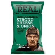 Чипсы картофельные REAL с сыром и луком Real Crisps Limited 150 г