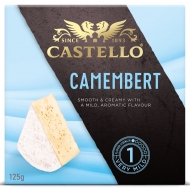 Сыр с белой плесенью Camembert Castello 125 г