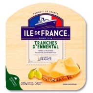 Сыр Ile de France Tranches Emmental 50% 100 г