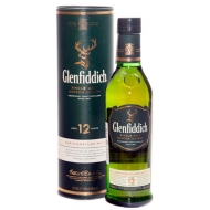 Glenfiddich 12 Y.O. (в тубусе) 0,5 л