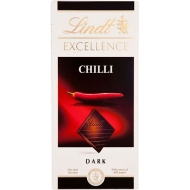 Черный шоколад Lindt Excellence с чили 100 г