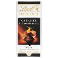 Черный шоколад Lindt Excellence с карамелью и солью 100 г