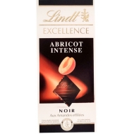 Черный шоколад Lindt Excellence горький с абрикосом 100 г