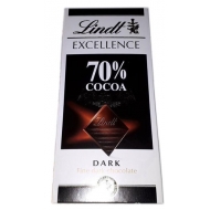 Черный шоколад Lindt Excellence 70% горький 100 г