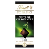 Черный шоколад Lindt Excellence с лаймом 100 г