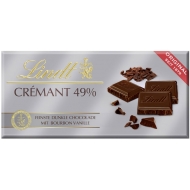 Черный шоколад Lindt Cremat 49% 100 г