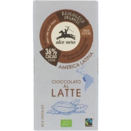 Шоколад молочный Fairtrade America Latina Alce Nero 100 г