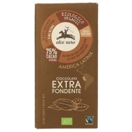 Шоколад черный 75% Fairtrade America Latina Alce Nero 100 г