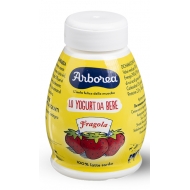 Йогурт клубника полуобезжиренный Arborea 200 г