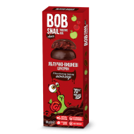 Конфеты натуральные Яблочно-Вишневые в черном шоколаде Bob Snail 30 г