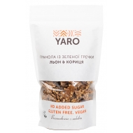 Гранола из зеленой гречки, лен, корица Yaro 200 г