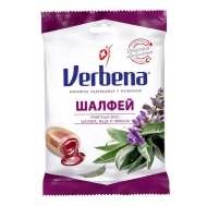 Леденцы Verbena Шалфей с травами и витамином С 60 г