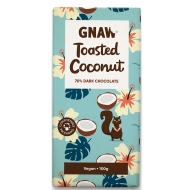 Шоколад черный с жареным кокосом Gnaw 100 г