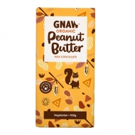 Шоколад молочный с арахисовым маслом органический Gnaw 100 г