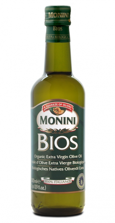 Олія оливкова MONINI Extra Virgin Bios 0,5 л