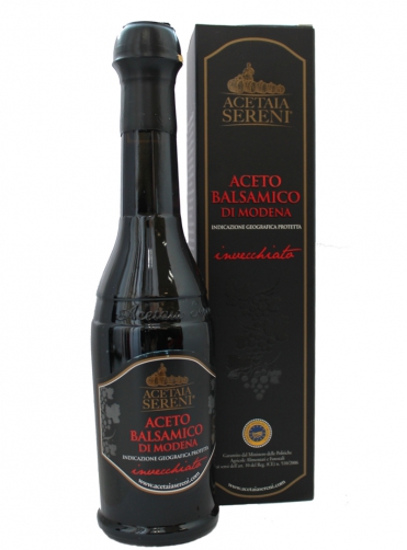 Оцет Balsamico di Modena I.G.P. (чорна етикетка) Acetaia Sereni 0,25 л