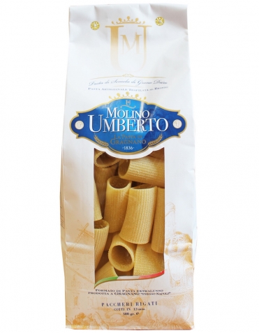 Paccheri Rigate Molino Umberto la Pasta di Gragnano 500 г