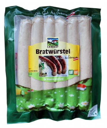 Ковбаски-гриль Bratwurstel Landhof 360 г