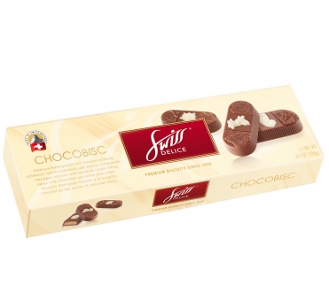 Печенье Swiss Delice Chocobisc с миндалем в шоколаде 100 г