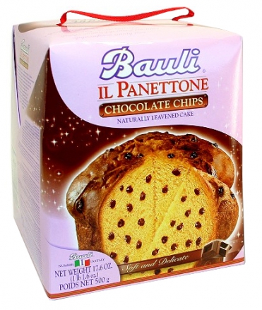 Кекс LOACKER Bauli il Panettone с кусочками шоколада 